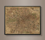 Circa 1893 Berlin Map