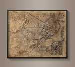 Circa 1894 Boston Map
