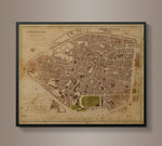 Circa 1890 Brussels Map