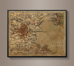Circa 1900 Dublin Map