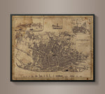 Circa 1836 Liverpool Map