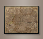 Circa 1890 London Map