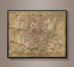 Circa 1910 Munich Map