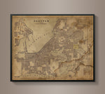 Circa 1899 Seattle Map