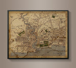 Circa 1895 Singapore Map
