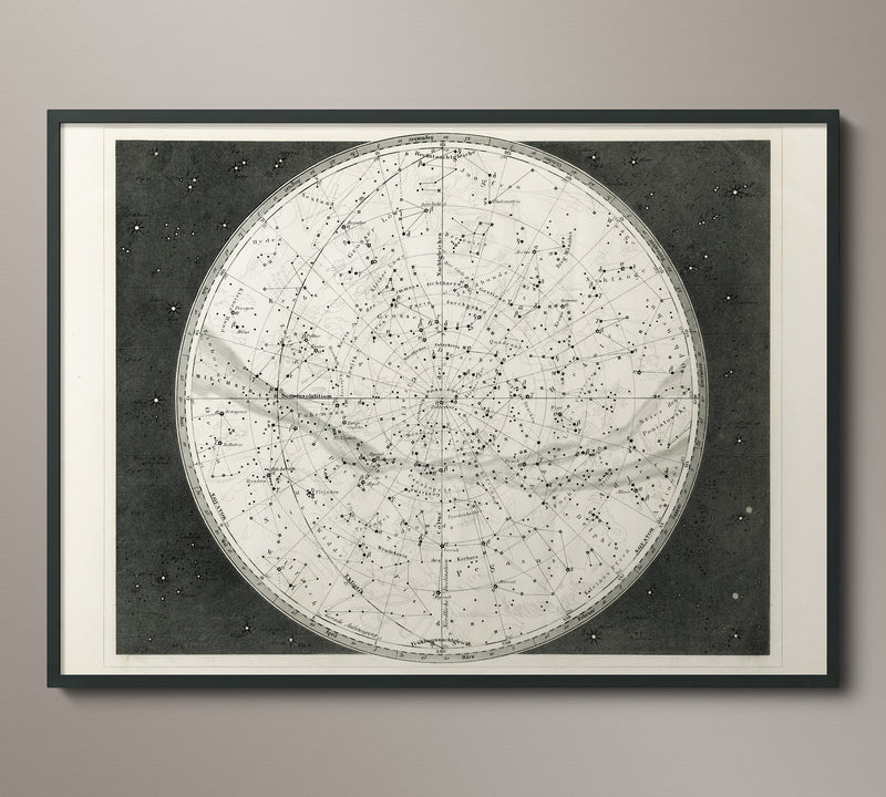 19th C. Constellation Map