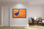 Vintage Produce Label Art - Blue Goose